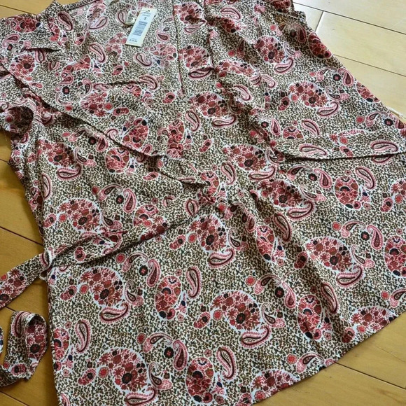 Max Studio Paisley Printed Blouse Size S - Picture 5 of 9